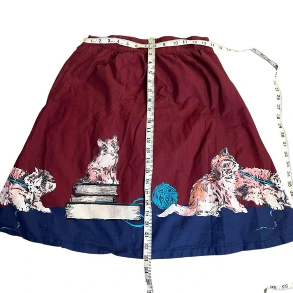 ModCloth Cat Circle Skirt Size Medium - Picture 5 of 8